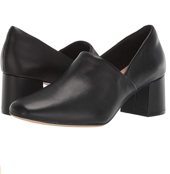 clarks sheer lily leather pumps